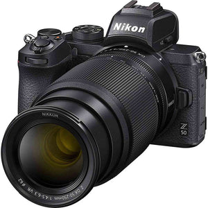 Nikon Z50 Mirrorless Camera with NIKKOR Z DX 16-50mm & 50-250mm VR Lens -Renewed - Like New Nikon