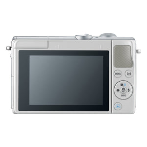 Canon EOS M100 Mirrorless Digital Camera with 15-45mm Lens White