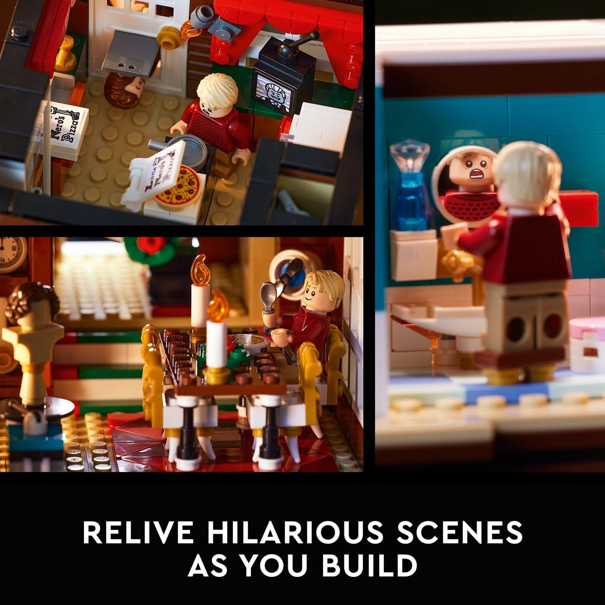 LEGO Ideas Home Alone McCallisters’ House 21330 Building Set for Adults, Movie Collectible Gift Idea with 5 Minifigures