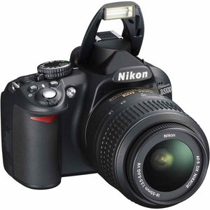 Nikon D3100 14.2MP Digital Camera with 18-55mm f/3.5-5.6 VR Lens - Black Int - Like New Nikon