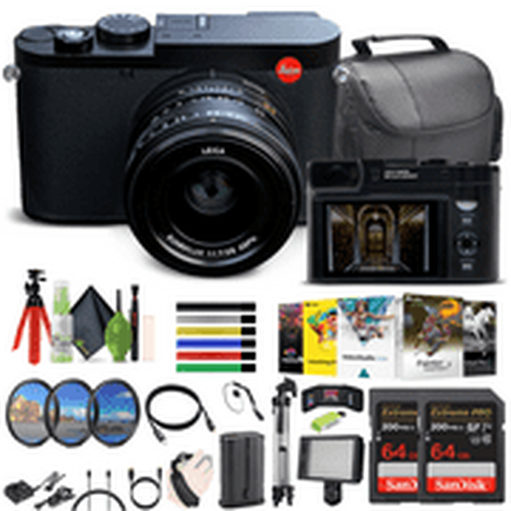 Leica Q3 Compact Digital Camera, 60MP Full-Frame BSI CMOS Sensor Bundle
