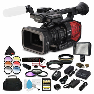 Panasonic AG-DVX200 Camcorder , 64GB Card + Warranty + Light + Rode Mic + More Panasonic