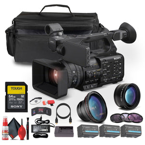 Sony PXW-Z200 XDCAM Camcorder + 2 x BP-U35 Battery + 64GB Card + Case + More Sony