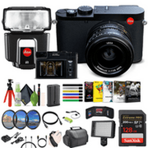 Leica Q3 Compact Digital Camera, 60MP Full-Frame BSI CMOS Sensor Bundle Leica