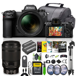 Nikon Z6III Mirrorless Camera with 24-70mm f/4 S + NIKKOR Z MC 105mm Macro Lens Nikon