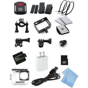 Minolta MNX5K1 5K Ultra HD, 24 MP Action Camera Kit, Waterproof Case- Bundle Kit Minolta