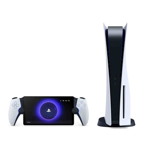 PlayStation Portal Remote Player 5 White + Sony PULSE Explore Earphones Bundle PlayStation