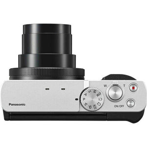 Panasonic ZS99 Point and Shoot Compact Travel Digital Camera Silver - Bundle Panasonic