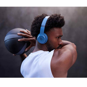 Beats Solo 4 Wireless On-Ear Headphones Slate Blue Bundle With Accessories Beats