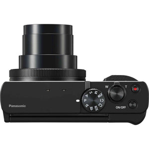 Panasonic ZS99 Point and Shoot Compact Travel Digital Camera Black - Bundle Panasonic