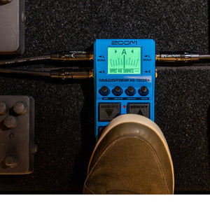 Zoom MS-70CDR+ Multi-FX Pedal + Balanced Interconnect, Bundle