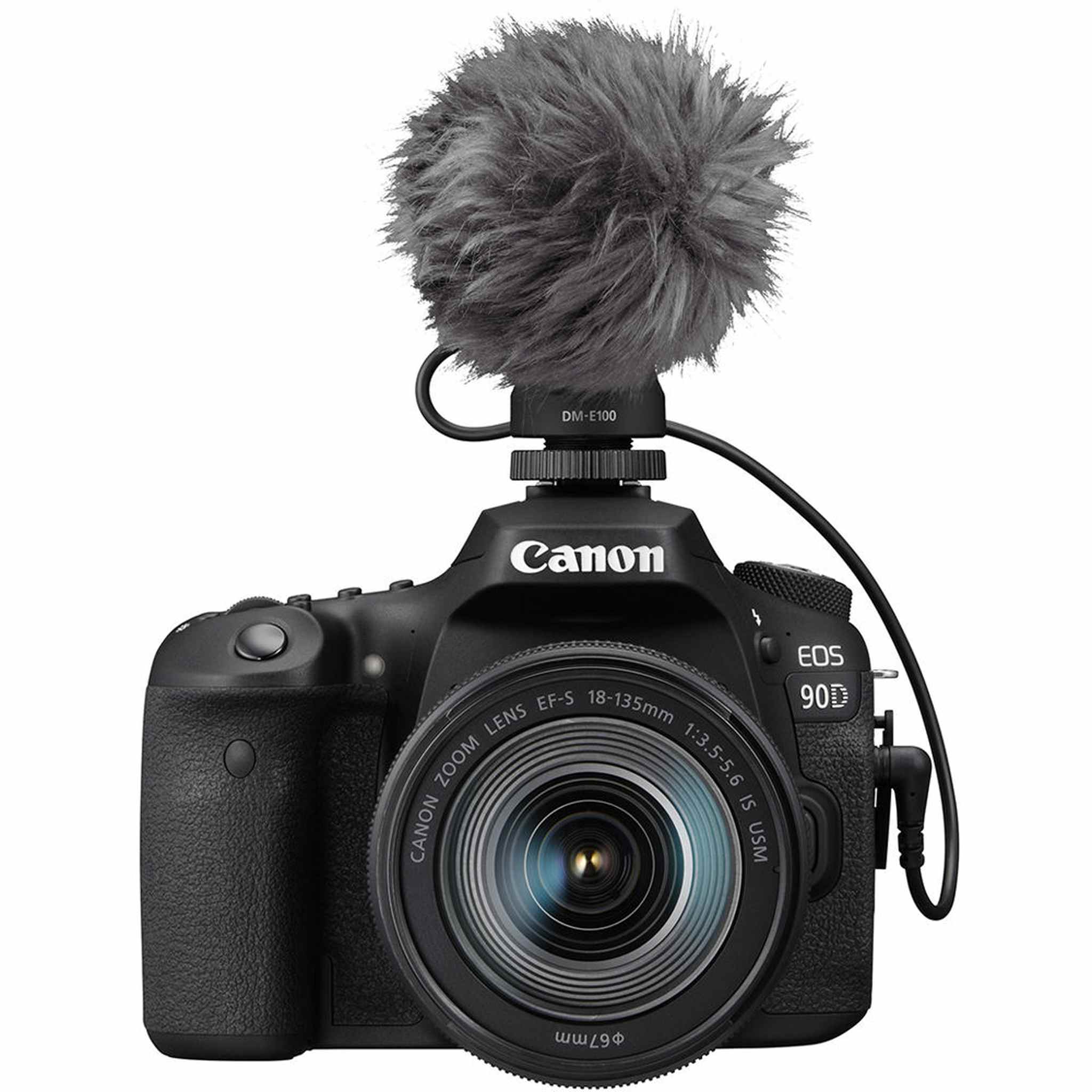 Canon DM-E100 Directional Microphone + 64GB Ultra Memory Card + More Bundle Canon