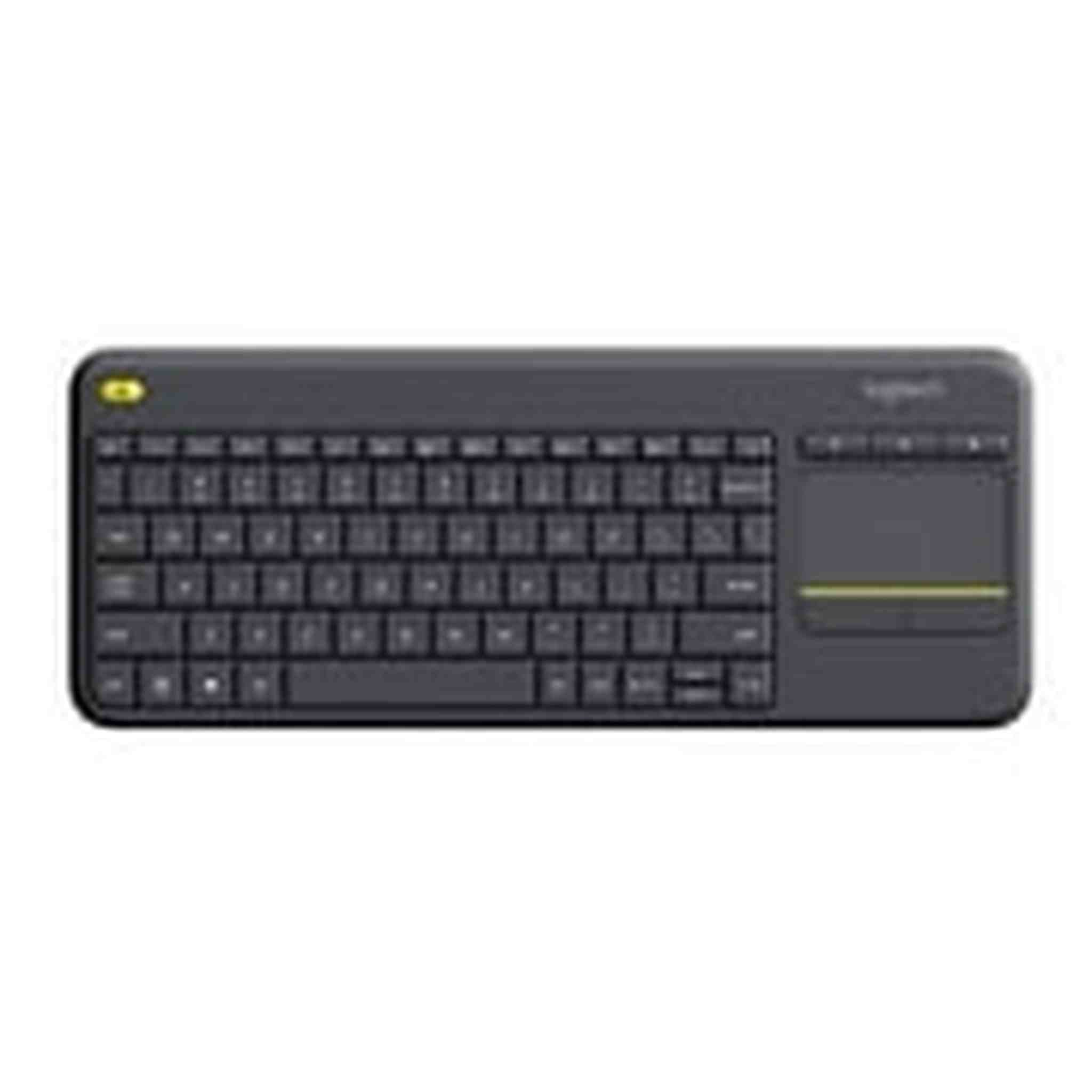 Logitech K400 Plus Wireless Touch TV Keyboard with Easy Media Control and Built-In Touchpad Logitech