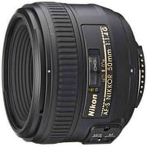 Nikon AF-S FX NIKKOR 50mm f/1.4G Lens with Auto Focus for Nikon DSLR Cameras - Reconditioned Nikon