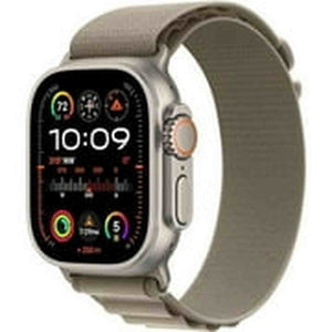 Apple Watch Ultra 2 GPS + Cellular 49mm Smartwatch with Rugged Titanium Case & Olive Alpine Loop Small. Fitness Tracker, Precision GPS, Action Button, Extra-Long Battery Life, Carbon Neutral Apple