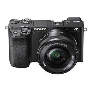 Sony Alpha a6100 24.2MP Mirrorless Camera - Black with 16-50mm Lens Kit - Reconditioned Sony