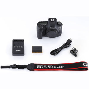 Canon EOS5DMK4 EOS 5D Mark IV DSLR Camera Body Only International Version No Warranty , Black - Used Canon