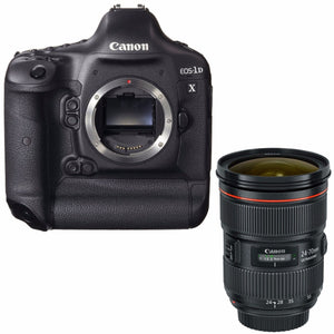 Canon EOS-1D X DSLR Camera Body Only + Canon EF 24-70mm f/2.8L II USM Lens Bundle Canon
