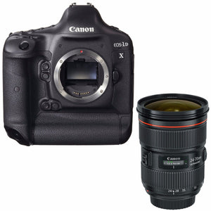 Canon EOS-1D X DSLR Camera Body Only + Canon EF 24-70mm f/2.8L II USM Lens Bundle - Used Canon