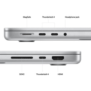 Apple 2023 MacBook Pro Laptop M2 Pro chip with 12‑core CPU and 19‑core GPU: 14.2-inch Liquid Retina XDR Display, 16GB Unified Memory, 1TB SSD Storage. Works with iPhone/iPad; Silver - Reconditioned Apple