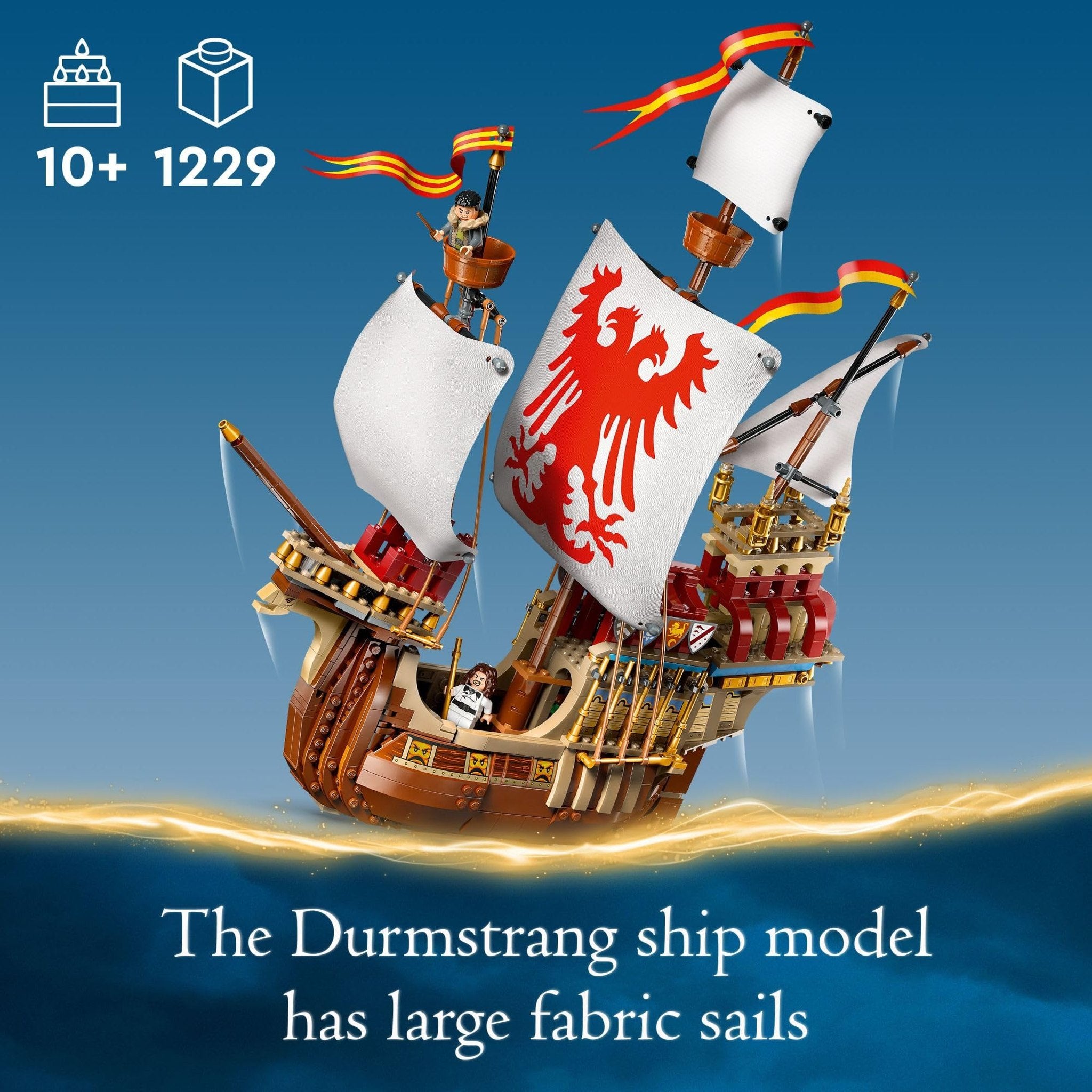 LEGO Harry Potter Triwizard Tournament: The Arrival, Harry Potter Collectible with Beauxbatons Carriage and Durmstrang Ship, Magical Gift for Boys & Girls, Harry Potter Toy for 10 Year Old Kids, 76440