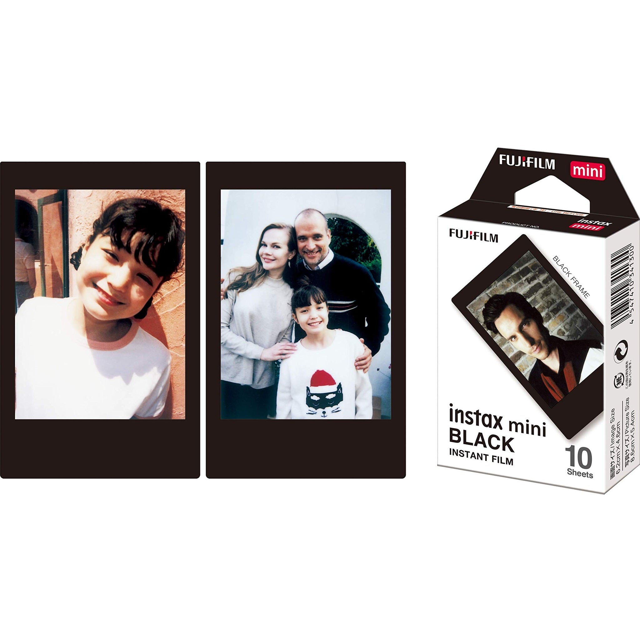 FUJIFILM Instax Mini Black Film - 10 Exposures instax