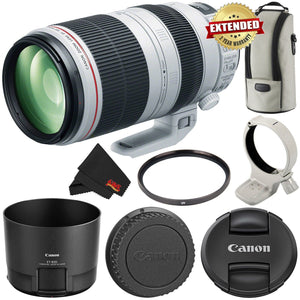 Canon EF 100-400mm f/4.5-5.6L is II USM Lens International Version 9524B002 - Starter Bundle - Used Canon