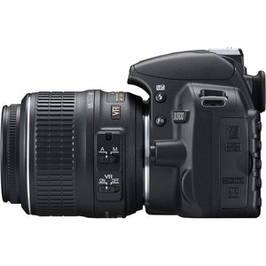 Nikon D3100 14.2MP Digital Camera and 18-55mm f/3.5-5.6G ED VR Lens - Black Nikon