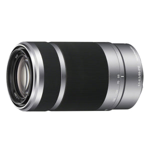Sony E 55-210mm F4.5-6.3 OSS Lens for Sony E-Mount Cameras Silver Renewed - Reconditioned Sony