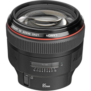 Canon EF 85MM F/1.2 L USM II Camera Lens International Model + Cleaning Kit - Used Canon