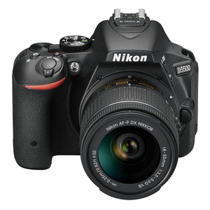 Nikon D5500 Digital SLR Camera - Black 24.2 MP, AF-P 18-55mm VR Lens Kit 3-Inch LCD Screen - International Version No - Used Nikon