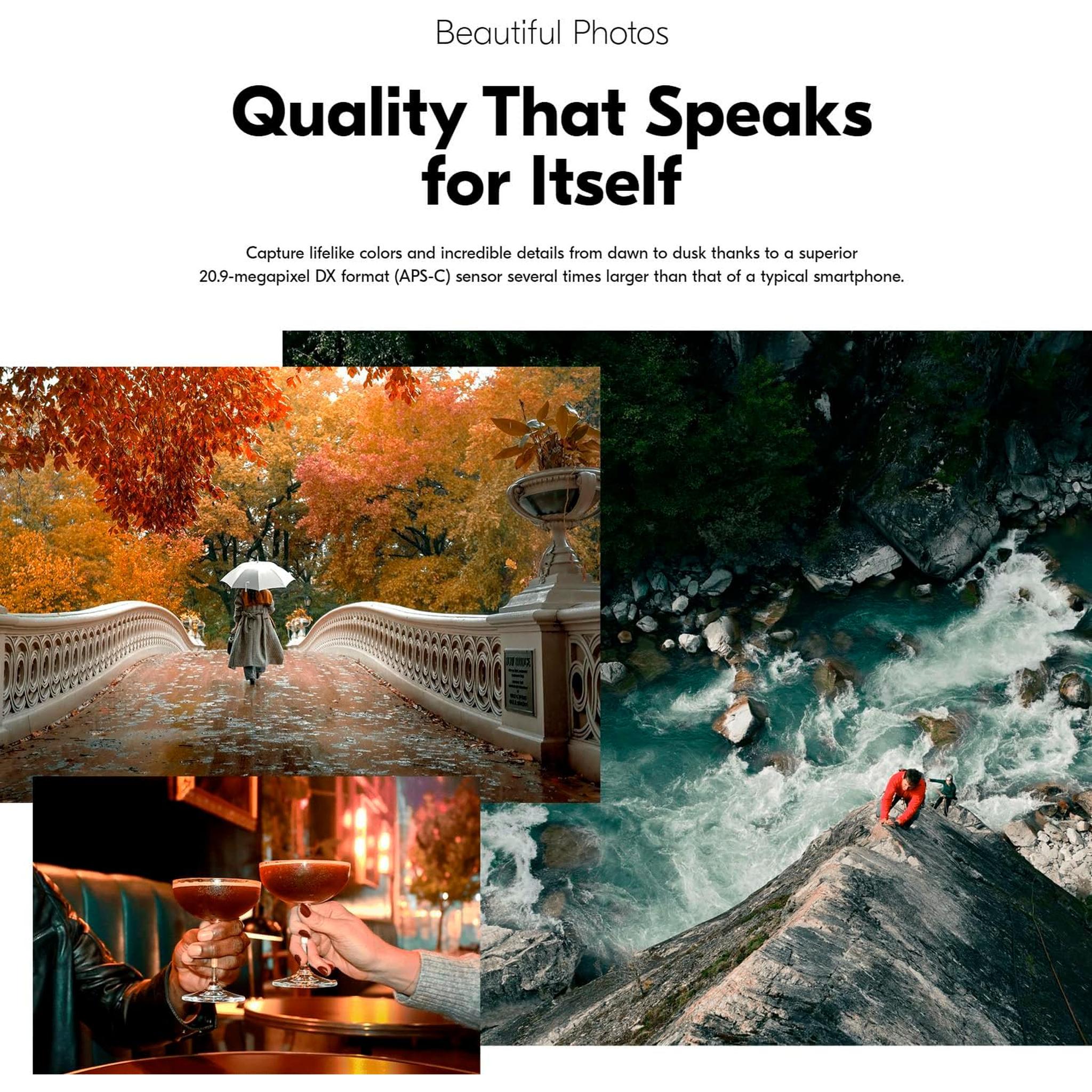 Nikon Z50 II 20.9 MP DX-Format Lightweight and Compact Mirrorless Camera with 16-50mm Lens Bundle with Nikon FTZ II Mount Adapter 2 Items