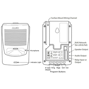 Algo 8180 PoE IP Paging and SIP Loud Ringer Audio Alerter Bundle Algo