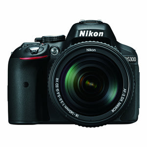 Nikon D5300 24.2 MP CMOS Digital SLR Camera with 18-140mm f/3.5-5.6G ED VR Auto Focus-S DX NIKKOR Zoom Lens Black - Used Nikon