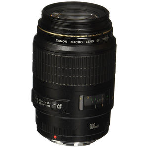 Canon EF 100mm f/2.8 Macro USM Fixed Lens for Canon SLR Cameras - Used Canon