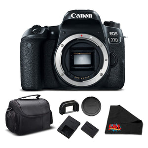 Canon EOS 77D DSLR Camera Body Only 24.2 MP CMOS - Essential Bundle - International Version Canon