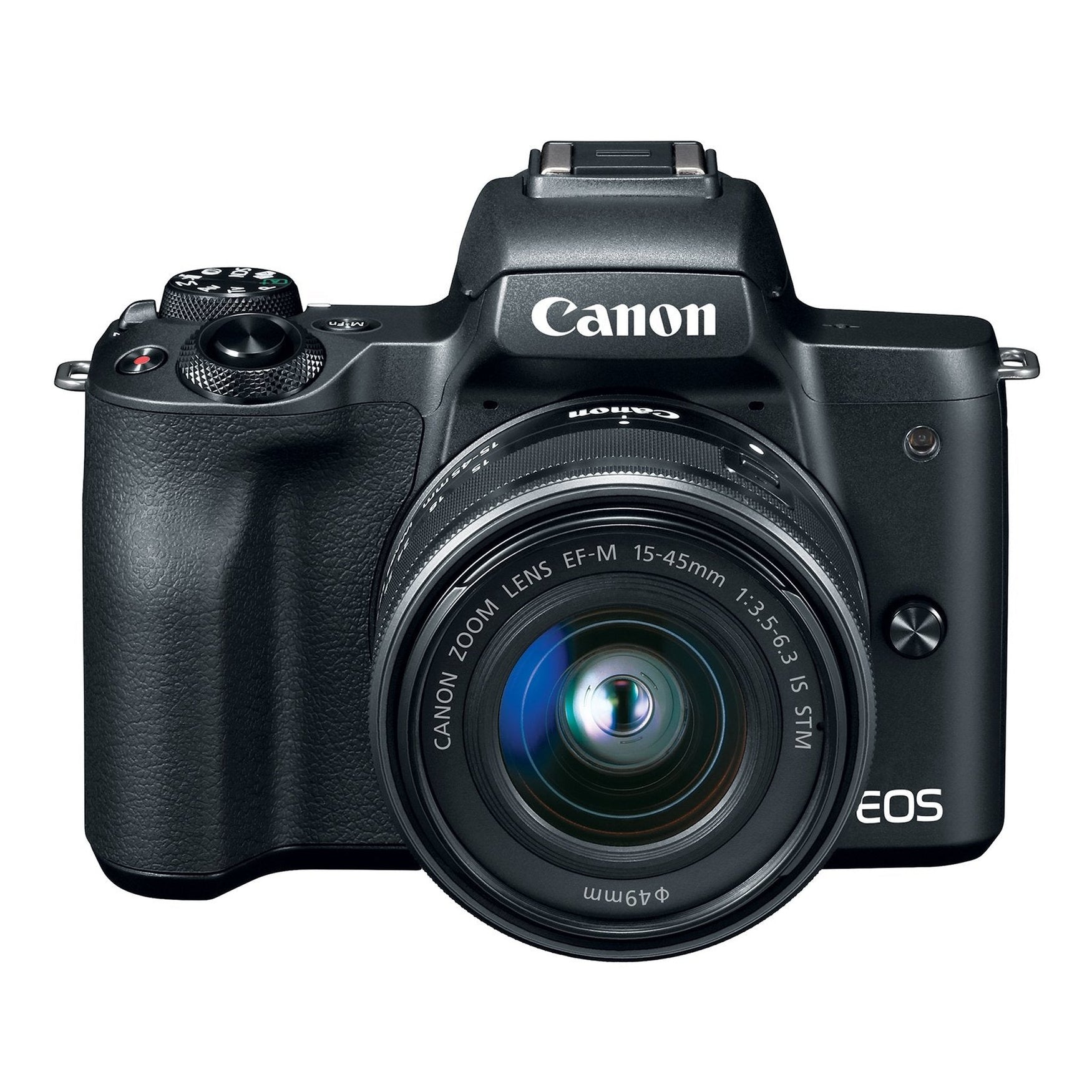 Canon EOS M50 Mirrorless Camera Kit w/EF-M15-45mm (Black) USA Model (Kit Box)
