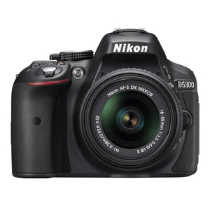 Nikon D5300 24.2 MP CMOS Digital SLR Camera with 18-140mm f/3.5-5.6G ED VR Auto Focus-S DX NIKKOR Zoom Lens Black - Used Nikon