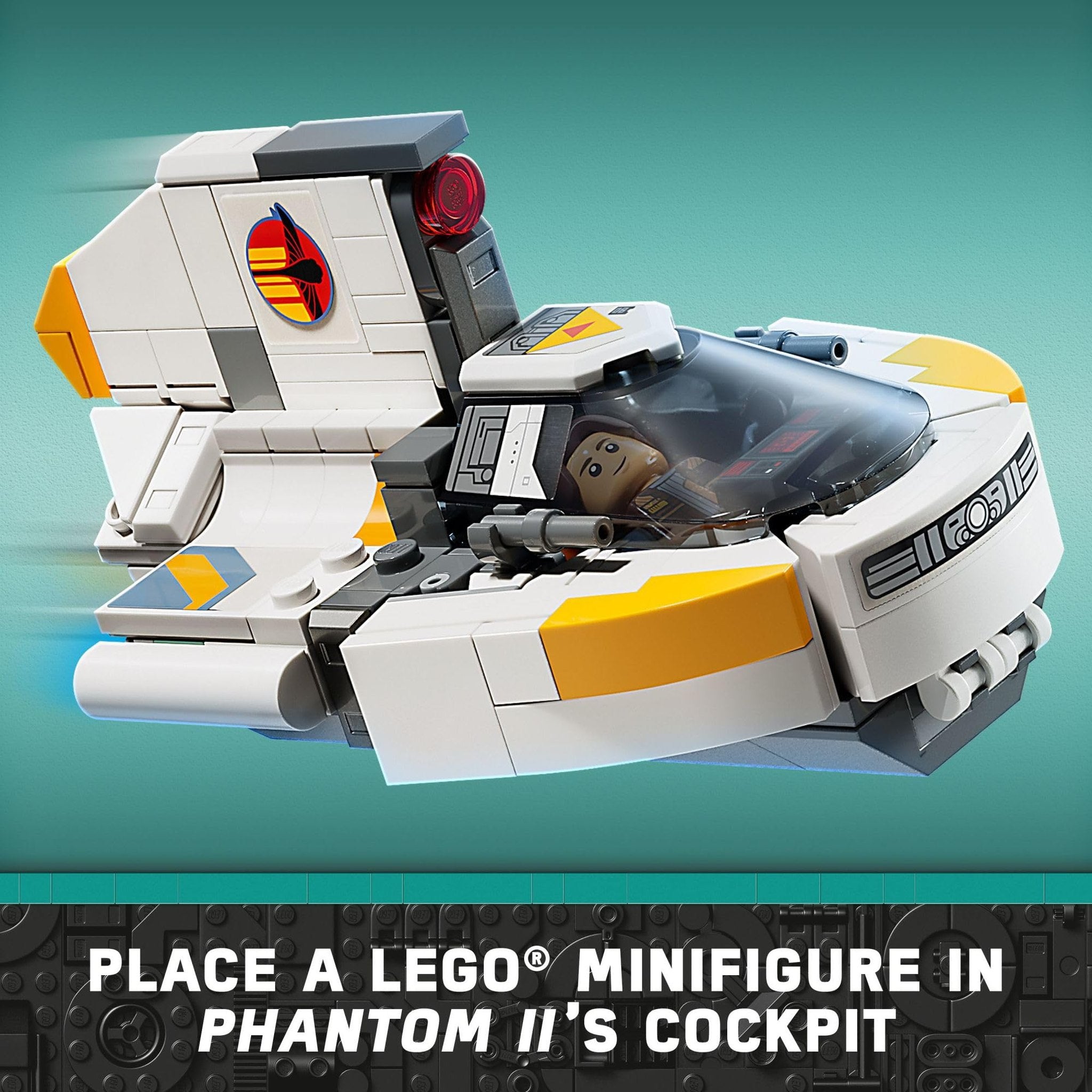 LEGO Star Wars Ahsoka Ghost and Phantom II Spaceship Toy - Star Wars Building Toys Set for Kids, Boys & Girls, Ages 10+ - Star Wars Gifts for Birthdays & Events - 5 Minifigures - 75357