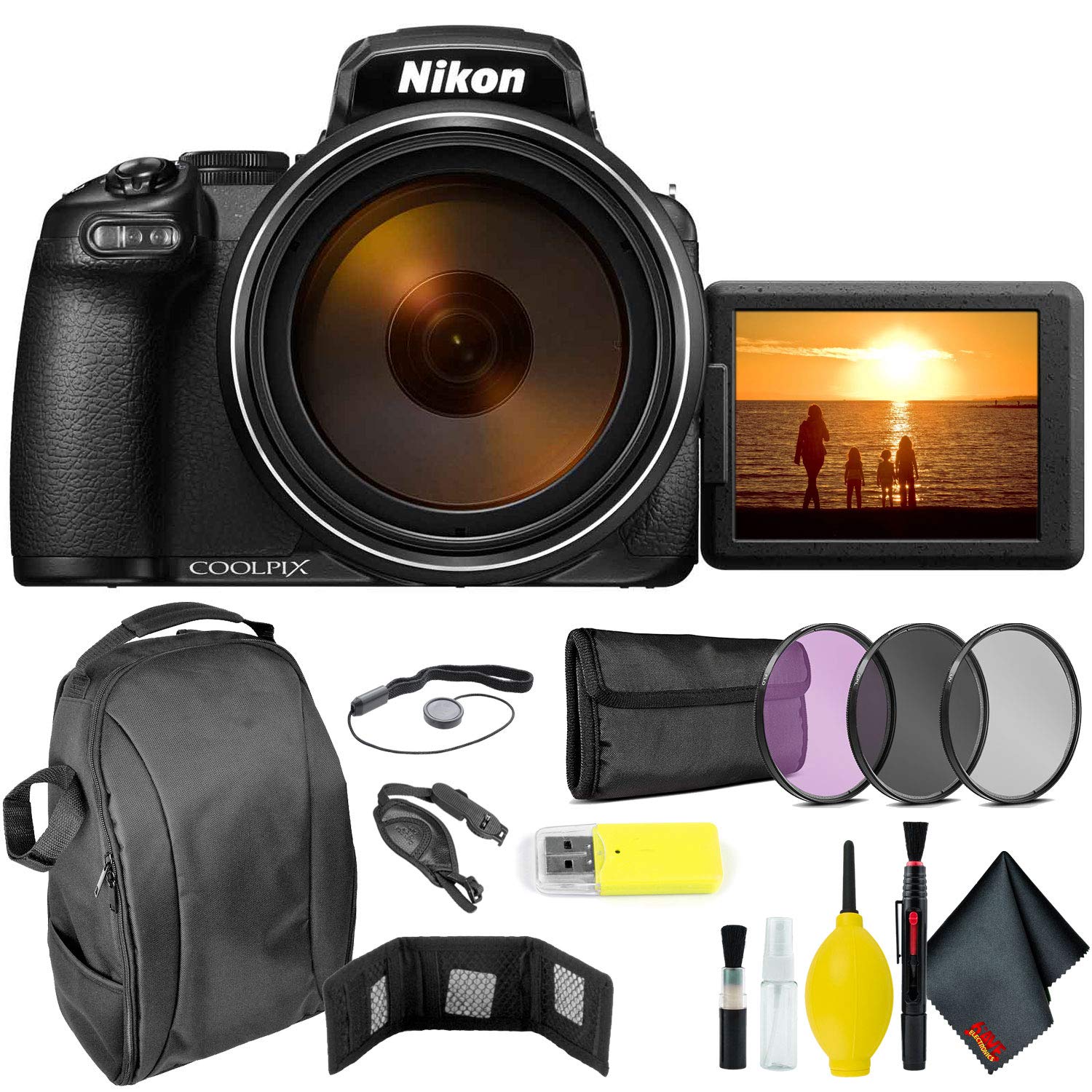 Nikon COOLPIX P1000 Digital Camera Extreme Bundle International Model