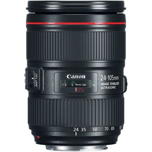 Canon EF 24-105mm f/4L is II USM Lens with Pro Filter Renewed - Reconditioned Canon