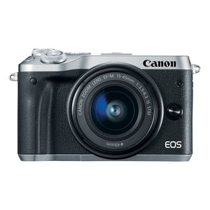 Canon EOS M6 Silver EF-M 15-45mm f/3.5-6.3 IS STM Lens Kit - Used Canon