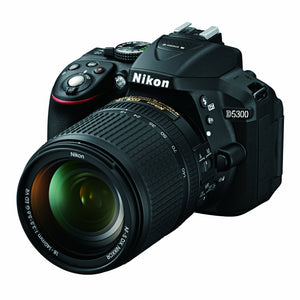 Nikon D5300 24.2 MP CMOS Digital SLR Camera with 18-140mm f/3.5-5.6G ED VR Auto Focus-S DX NIKKOR Zoom Lens Black - Used Nikon