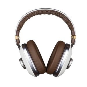 Blue Satellite Premium Wireless Noise-Cancelling Headphones with Audiophile Amp White 7136 - Used Blue