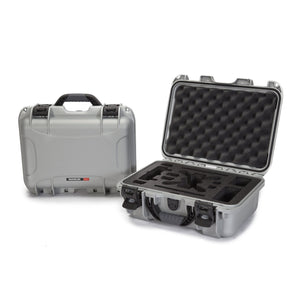 Nanuk 915 Waterproof Hard Drone Case with Custom Foam Insert for DJI Spark Flymore - Silver - Used Nanuk