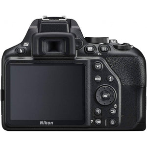 Nikon D3500 24.2MP DX-Format DSLR Digital Camera Dual Lens Kit - Japan Import - Used Nikon