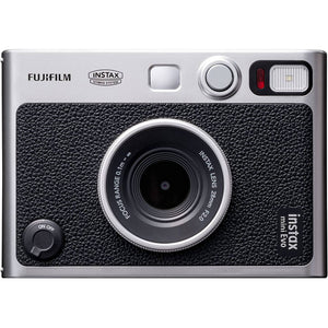 Fujifilm Instax Mini EVO Instant Film Camera Black with 60 Films + 32GB Card - Reconditioned