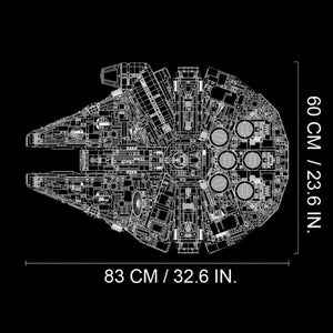LEGO Star Wars Millennium Falcon - Building Set for Adults, Ages 16+ - Gift for Birthday - Movie Collectible Model Kit - Display in Home or Office - 75192