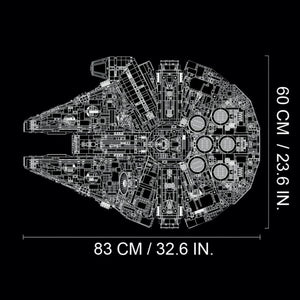 LEGO Star Wars Millennium Falcon - Building Set for Adults, Ages 16+ - Gift for Birthday - Movie Collectible Model Kit - Display in Home or Office - 75192