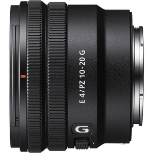 Sony E PZ 10-20mm F4 G APS-C Constant-Aperture Power Zoom G Lens Sony